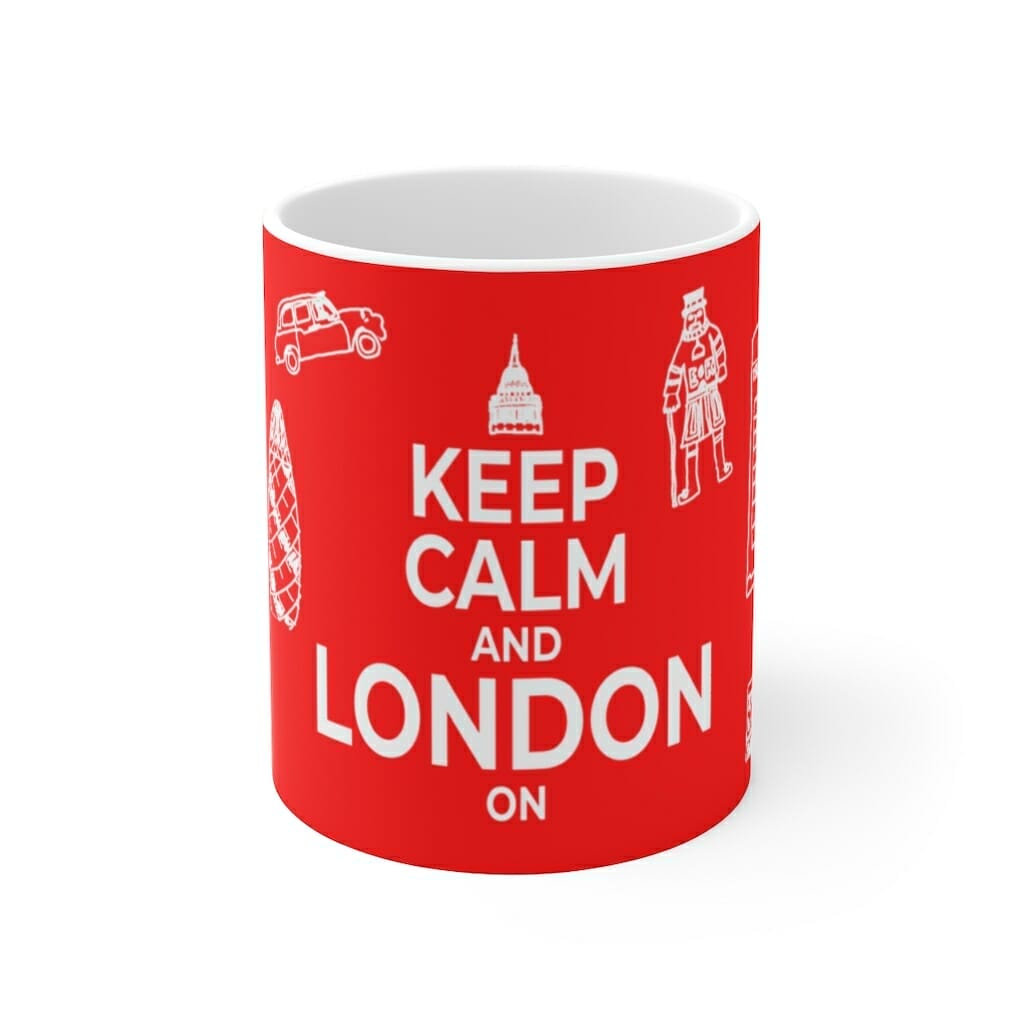 Keep Calm and London On Mug