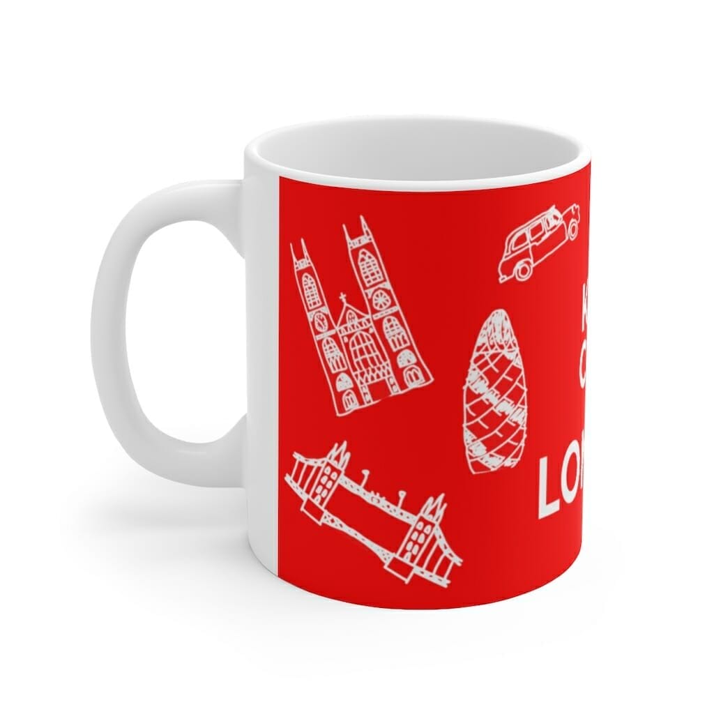 Keep Calm and London On Mug - Image 2