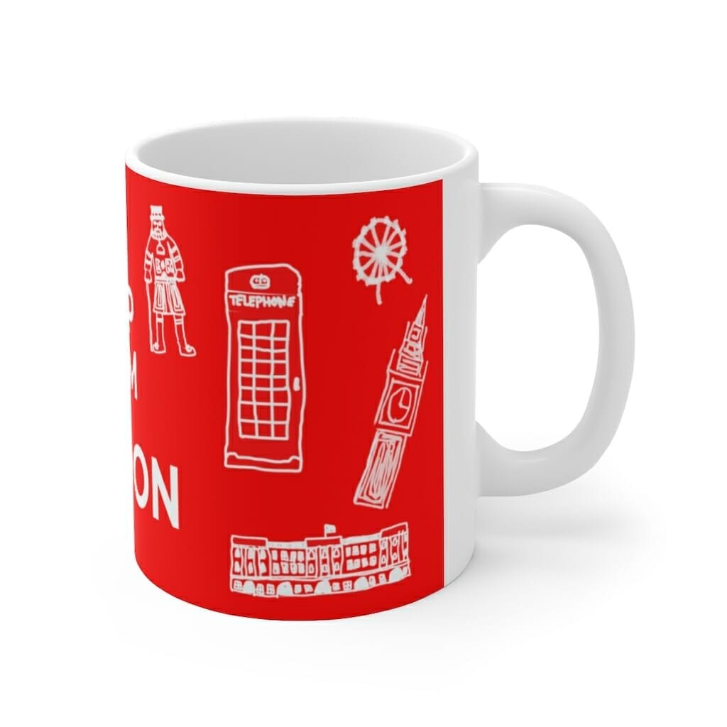 Keep Calm and London On Mug - Image 3
